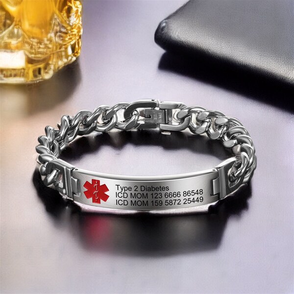 Medic Alert Bracelet Etsy