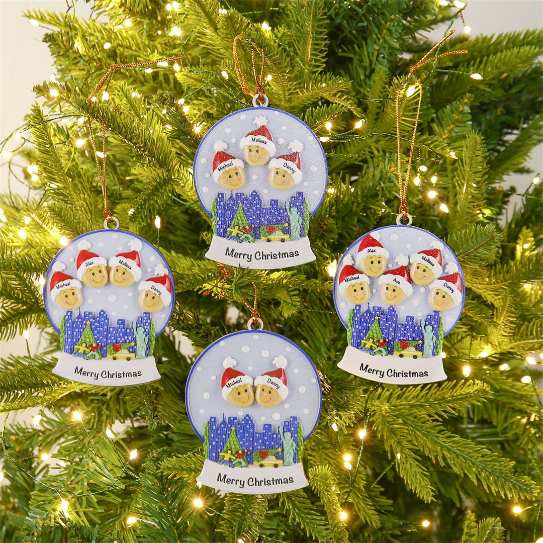 Personalized Family Christmas Gift,christmas Snowball New Home