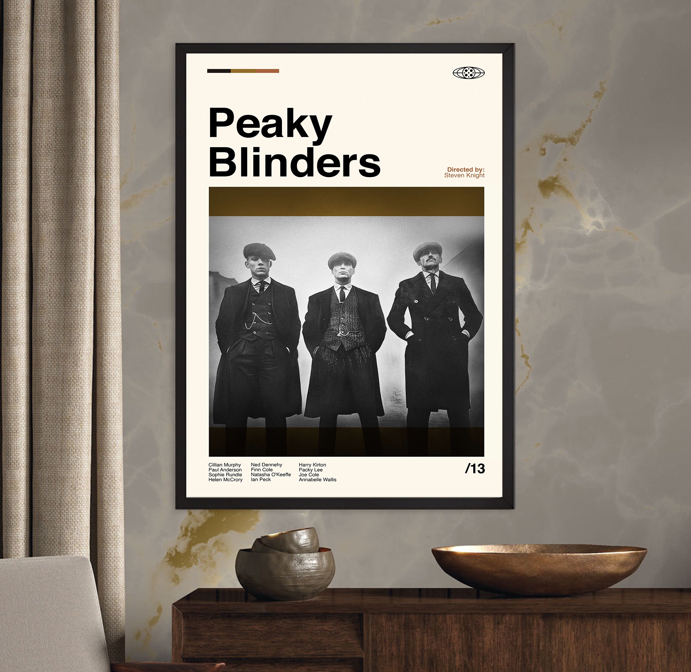 Peaky Blinders Movie Chracter Cilian Murphy Wall Art Home Decor - POSTER  20x30