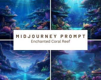 20Cent Promo | Create Stunning Backgrounds using these EXACT Midjourney Prompts | Underwater Kingdom| Day and Night Theme