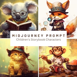 Create Amazing Storybook Characters with these EXACT Prompts | Cute Animal Characters | Custom AI Prompts