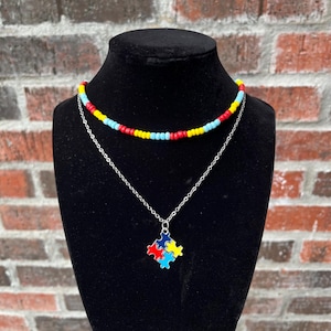 Autism awareness necklace/bracelet