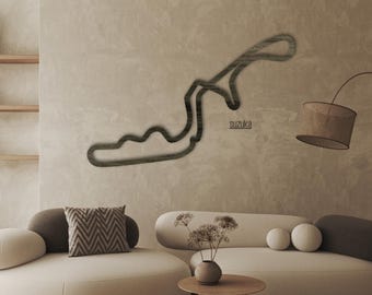 Suzuka Circuit Wooden Wall Art | Japanese GP F1 Track