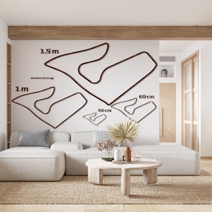 Red Bull Ring GP houten kaart Circuitcollectie | Nauwkeurig vervaardigde racebanen | Echt F1-souvenir in verschillende maten en tinten