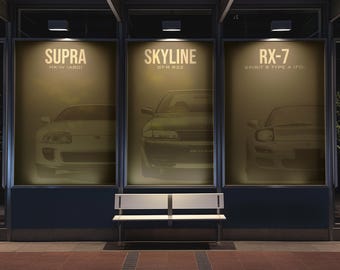 Vintage Car Poster, Sepia Motorsport Wall Art