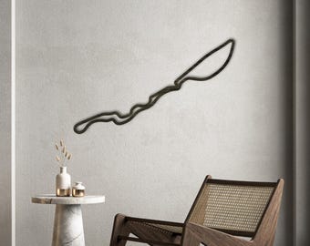 Jeddah F1 Circuit Wooden Wall Art | Saudi Arabian Grand Prix Map