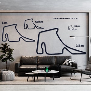 Hockenheimring F1 Hölzerne Kollektion | Präzise gearbeitet, personalisierbar | Echter F1 Andenken in verschiedenen Größen und Farben