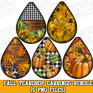 Fall teardrop png sublimation design bundle, Fall vibes png, fall bundle png, hello fall png, autumn leaves png, sublimate designs download