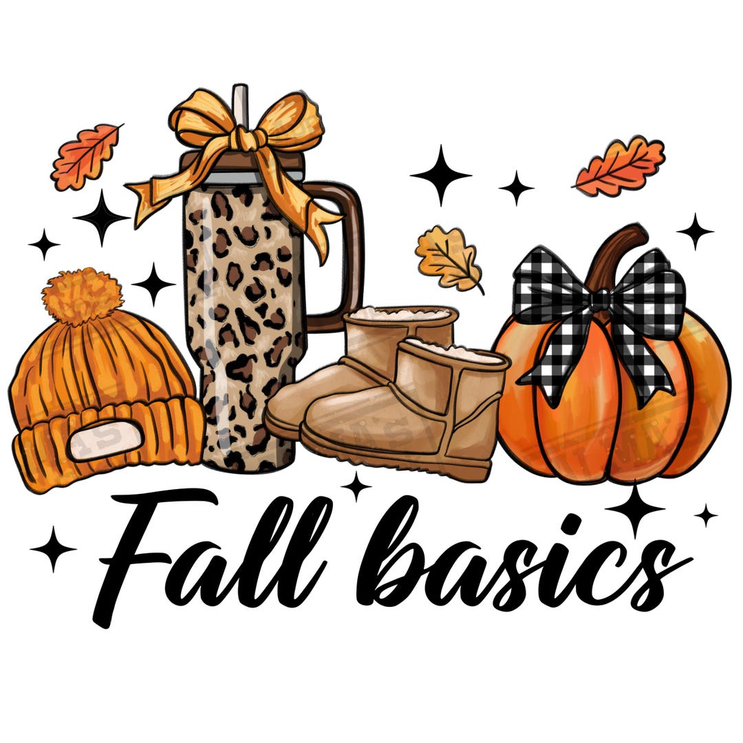 Fall Basics Png Sublimation Design Download, Fall Vibes Png, Fall Png ...