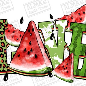 Love summer watermelon png sublimation design download, summer time png, summer png, summer fruit png, sublimate designs download