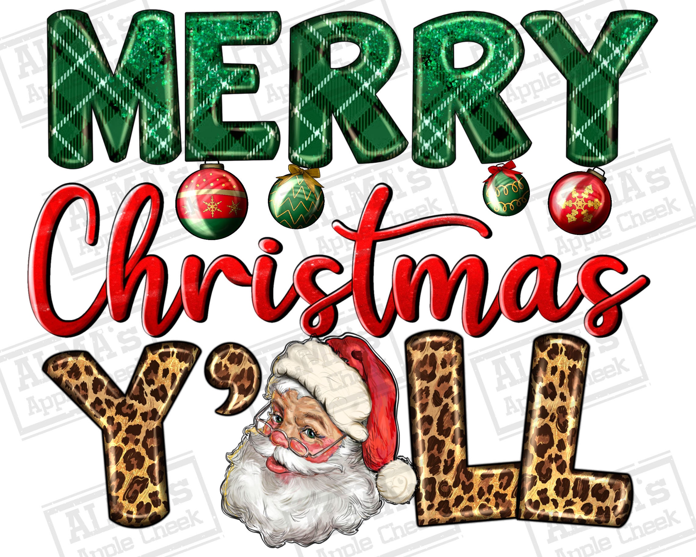 Merry Christmas y'all png sublimation design download, Christmas png, Merry Christmas png, Santa Claus png, sublimate designs download
