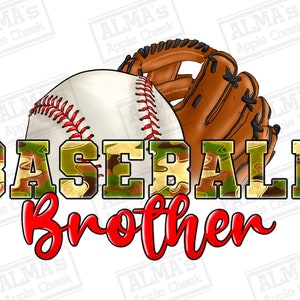 Baseball brother png sublimation design download, sport png, Baseball png, game day png, brother png, sublimate designs download