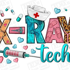 X-ray Tech png sublimation design download, Radiology png, Radiology Technician png, Nurse png, sublimate designs download