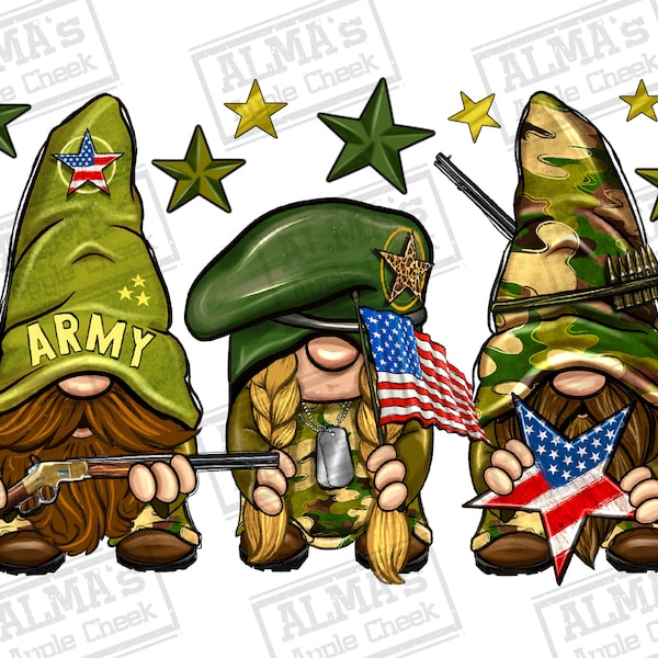 Army gnomes png sublimation design download, USA flag png, 4th of July png, Independence Day png, sublimate designs download