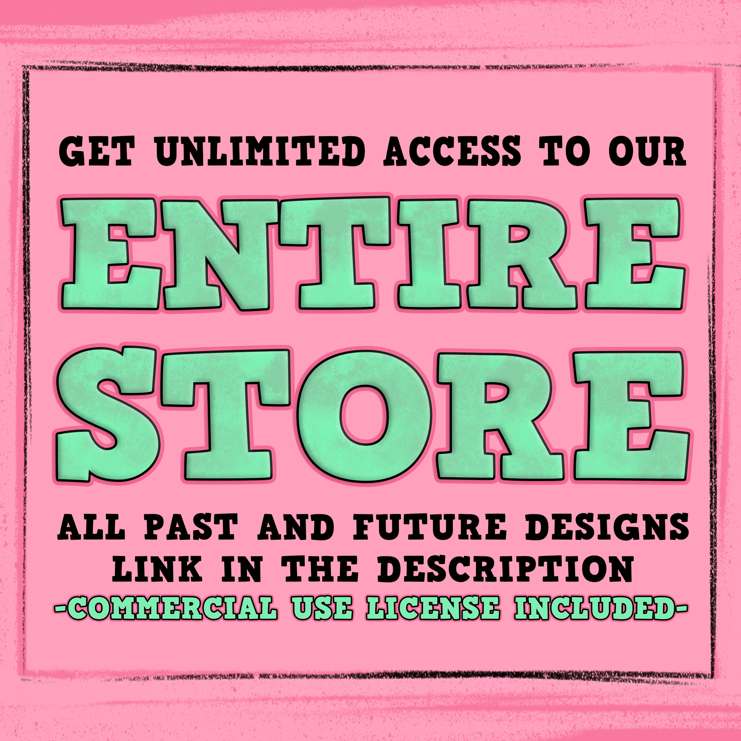 Entire Store Bundle, All Past and Future Designs for 1 year access,Google Drive Access,Whole Etsy Shop,entire store designs,Digital Download