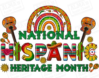 Ladda ner sublimeringsdesign för den nationella latinamerikanska kulturarvsmånaden png, nedladdning av latinamerikanska länder png, nedladdning av designer