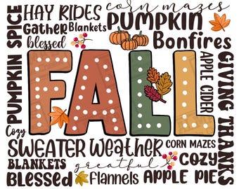 Fall png sublimation design download, Hello fall png, Fall vibes png, autumn png, Fall pumpkins png, sublimate designs download