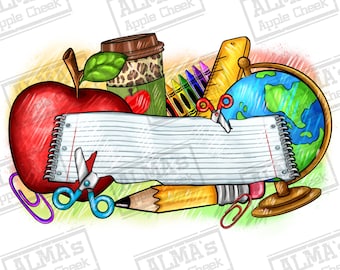 Personalized Teacher png sublimation design download, Teacher's Day png, custom name Teacher png, sublimate designs download