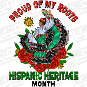 Traditional lady Hispanic Heritage Month png sublimation design download, Hispanic Heritage Month png, Latino png,sublimate designs download