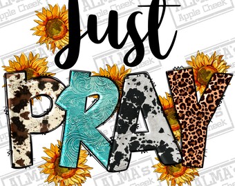 Bid gewoon png-sublimatieontwerpdownload, christelijke png, Jezus png, bid png, religieuze png, geloof png, westerse png, sublimeren download