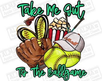 Llévame a la descarga de diseño de sublimación de png de juego de pelota, png de softbol, juego de softbol png, png de deportes, descarga de diseños sublimados