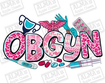 Obgyn obstetrics and gynecology nurse doctor western png sublimation design download, obgyn obstetrics png, gynecology png, designs download