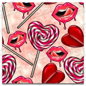 17 Digital Paper, Valentine's Day Seamless Pattern Digital Paper Bundle ...