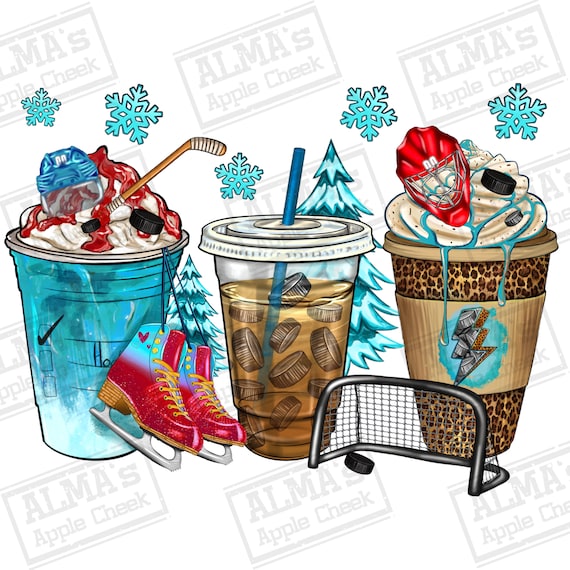 Hockey coffee cup png sublimation design download, coffee love png, Hockey png, Hockey game png, sport png, sublimate designs download