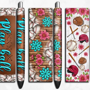 Baseball pen wrap png sublimation design download, Baseball png, sports png, Baseball game png, western pen wrap png, designs download