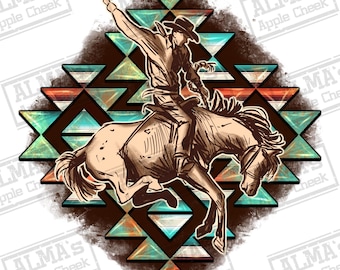 Western aztec symbol rodeo png sublimation design download, Rodeo png, Rodeo life png, western rodeo png, sublimate designs download
