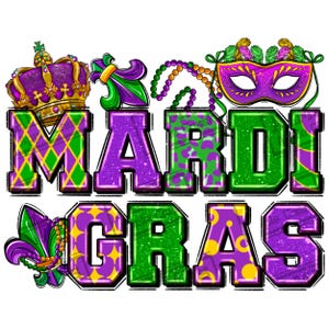 Mardi gras png sublimation design download, Happy Mardi Gras png, Mardi Gras carnival png, western Mardi gras png, sublimate design download