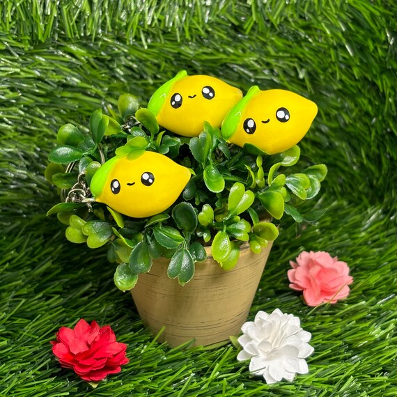 Portachiavi Creativo A Forma Di Limone, In Metallo Con Strass, Giallo, 11.5 Cm, Accessorio Per Borsa E Zaino, Regalo Originale