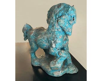 Ceramic Horse Sculpture