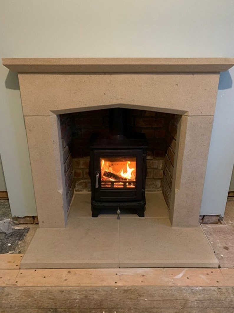 hand carved Bath stone fireplaces and hearths