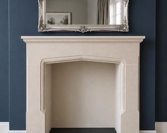 Stone Fireplace The Sunstone Surround and Hearth carved from solid Bath stone