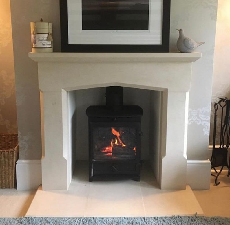 Bath stone fireplace and hearths made to order