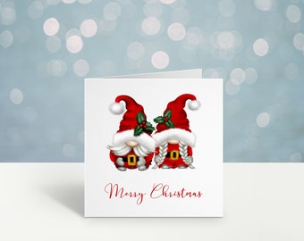 Gonk Christmas Card | Merry Christmas | Christmas Card For Friend | Cute Christmas Card | Merry Christmas Gnomes