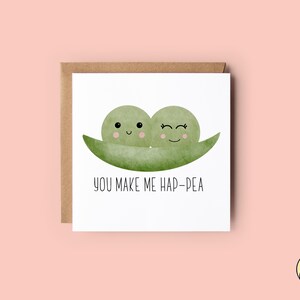 Tu me fais du bonheur, carte de Saint-Valentin, carte d'anniversaire drôle, carte romantique