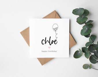 Personalised Birthday Card | Cute Birthday Card | Card For Him | Card For Her | Happy Birthday Card