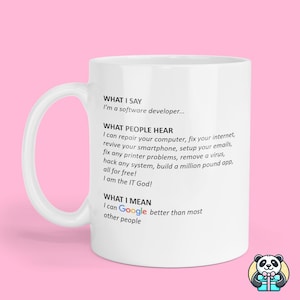 Funny Software Developer Mug: I Can Google Better