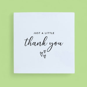 Un petit merci, carte de professeur, carte de remerciement, carte de remerciement de meilleur ami