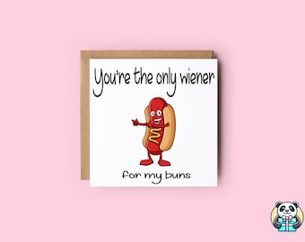 Funny Anniversary Card For Him: Rude Husband Card