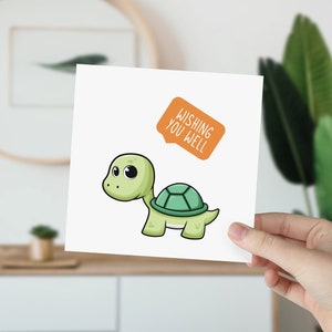 Carte de voeux de bonne humeur | Guérir bientôt de la carte | Carte de rétablissement de tortue de Zazzle.be Liste d'envies Vous avez des idées ? Pour lui, pour elle | Carte de récupération