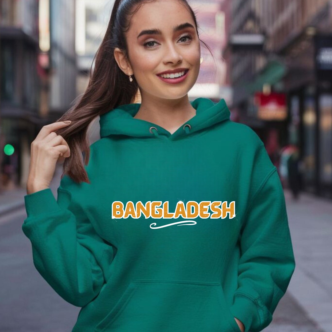Unisex Unique Hoodie Bangladesh, Bengali Gift for Her, Gift for