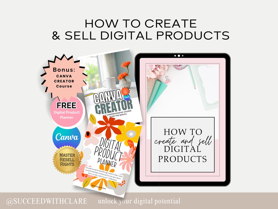 How to Create and Sell Digital Products Guide With Master Resell Rights ...