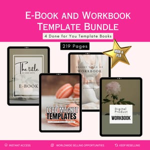 Canva E-book Template, Canva Workbook Template, Coaching Course Template, Lead Magnet Template, Course Creator Template, Canva Ebook