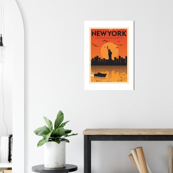 New York City Poster - Etsy