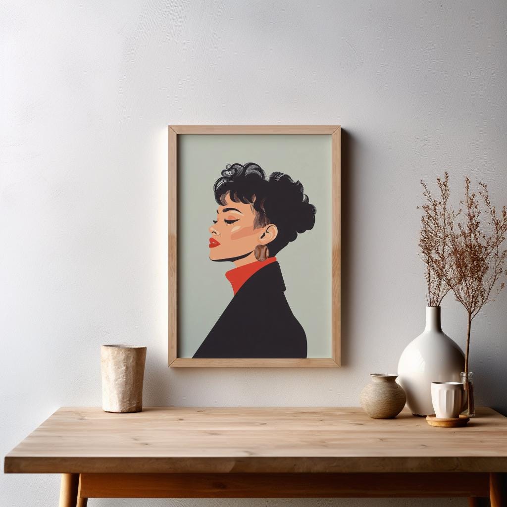 Etta James Soulful Tribute Portrait in Vintage Style with Retro Aesthetic, image size:1024x1024