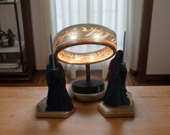 Lord Of The Rings Lamp / Lord Of The Rings Gift / Lord Of The Rings Decor / LOTR Led Lamp / One Ring Lamp / Sauron / lotr