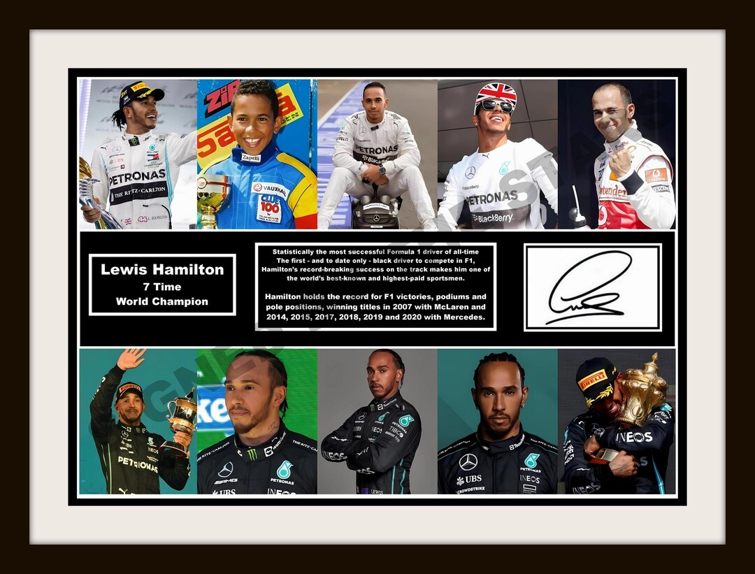 T Shirt Pour Autographe Formule 1 En Coton Unisex